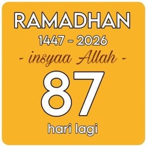 tidak lama lagi Insyaa Allah ..