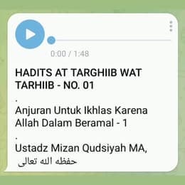 Hadits no. 1nnAnjuran untuk ikhlas karena Allah dalam beramalnn#ikhlashn#ha...