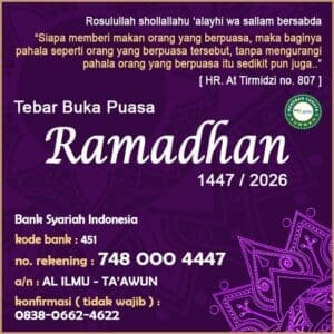 Alhamdulillah, terbuka kesempatan untuk berpartisipasi dalam program TEBAR BUKA ...